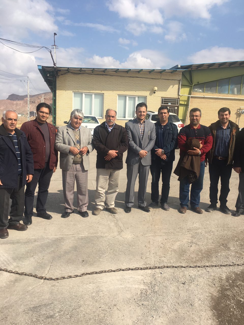 بازدید گروهی تولیدکننده گان از شرکت آبچین تجارت ارس